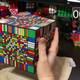 Illustration for article titled It Takes 7.5 Hours To Solve This Giant Rubiks Cube
